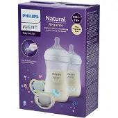 Philips AVENT Conjunto De 2 Mamadeiras E 2 Chupetas Natural Response