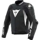 Dainese Super Speed 4 Casaco de cabedal Preto/Branco 50