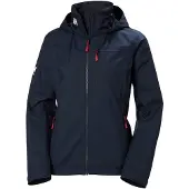Helly Hansen para mulher. 34448 Jaqueta náutica Crew Hooded 2.0 azul-marinho (M), Casual, Poliéster, Ao ar livre