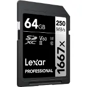 Lexar Cartão De Memória 1667x Sd Ush-ii 64gb