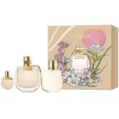 Chloé Conjunto box eau de parfum Nomade 75 ml, Nomade eau de parfum 5 ml mini + loção corporal Nomade 100 ml - 75 ml