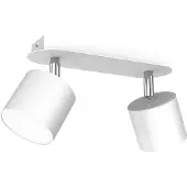 Eko-Light Luminária de teto Cloudy com duas lâmpadas brancas