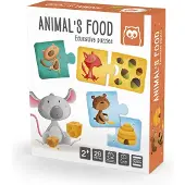 Eurekakids Quebra-cabeça Educativo Sobre Alimentação Animal