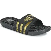 Adidas Sapato aberto 'Adissage' ouro / preto