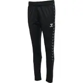 Hummel Calças de desporto cinzento / preto / branco