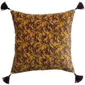Vivaraise Capas de Almofada ANAE - Castanho - 45x45 cm