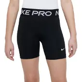 Nike Calças de desporto 'Pro' preto / branco