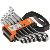 Bahco Conjunto De Chaves Combinadas Com Catraca Metric 6 Unidades