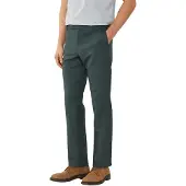 Hackett London para homem. HM212580 Calças Bone verdes (32/34), Casual, Linho