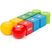 BRIO Jogo De Construção Magnetic Wooden Blocks 30435