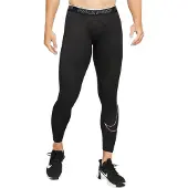 Nike Calças de desporto preto / branco