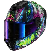Shark Spartan RS Shaytan Preto/Lilás/Azul L unissexo