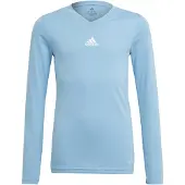 Adidas Camisa funcionais azul claro / branco