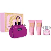 Versace Bright Crystal conjunto eau de toilette 90 ml, loção corporal 100 ml, gel de duche 100 ml e nécessaire - 90 ml