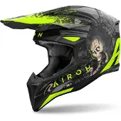 Airoh Wraaap Darkness Mate/Preto/Amarelo/Antracite S unissexo