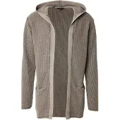 INDICODE JEANS Casaco de malha 'Graham' cinzento escuro