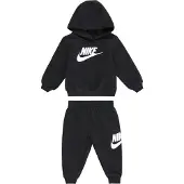 Nike Fato de jogging 'CLUB FLEECE' preto / branco