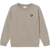 Name it Sweatshirt 'Vimo' bege escuro / preto / branco