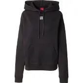 HUGO Sweatshirt 'Delfinia' preto / branco