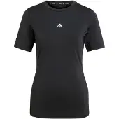 Adidas Camisa funcionais 'TECHFIT Training' preto / branco