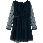 Name it Vestido Curto De Manga Comprida Vabos