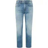 Pepe Jeans para homem. PM207388PG1 Calças de ganga slim azuis (29/32), Azul, Casual, Algodão, Denim, Sustentável