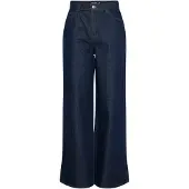 Pieces Jeans De Cintura Alta Selma Wide Leg