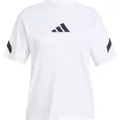 Adidas Camisa funcionais 'Z.N.E.' preto / branco