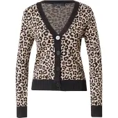 Vero Moda Casaco de malha 'VMARIA' bege claro / preto