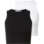 About You Top 'Dita' preto / branco