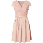 Vila Vestido rosa escurecido