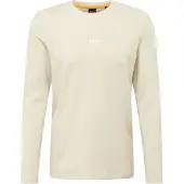 BOSS Camisa 'Chark' bege / branco