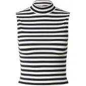 EDITED The Label Top 'Kaori' azul / branco