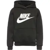 Nike Sweatshirt 'Club FLC' preto / branco