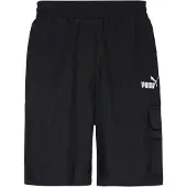 Puma Calças cargo 'Essentials' preto / branco