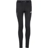 Adidas Calças de desporto 'TECHFIT' preto / branco