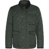 Barbour para homem. MQU1808 Casaco Hornby verde (L), Casual, Poliéster