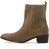 Bianco Botas chelsea 'Carol' castanho