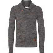 !Solid Pullover 'Phil' castanho / cinzento
