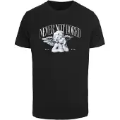 Mister tee Camisa 'Never Not Bored' preto / branco