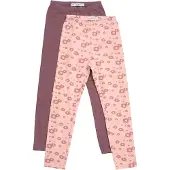 Minymo Leggings roxo / cor-de-rosa / rosa escuro