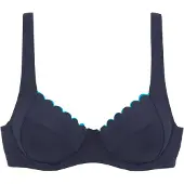LASCANA Top de biquíni genciana