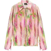 Desigual , Blusa aquarela difusa, PoliÉSter, Vermelho, M