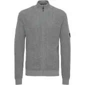 INDICODE JEANS Casaco de malha 'Revil' cinzento