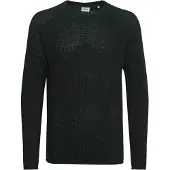 !Solid Pullover verde escuro