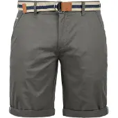 !Solid Calças chino 'Monty' cinzento