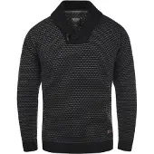 INDICODE JEANS Pullover 'Copent' cinzento / preto