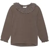 En fant Blusa castanho escuro