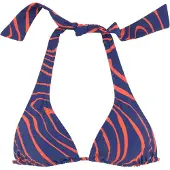 Buffalo Top de biquíni azul escuro / laranja