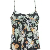 Sunseeker Top de tankini verde relva / laranja claro / preto